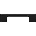 Atlas Homewares Successi 3-3/4" (96mm) Center-to-Center Thin Square Cabinet Pull (Black)