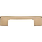 Atlas Homewares Successi 3-3/4" (96mm) Center-to-Center Thin Square Cabinet Pull (Champagne)