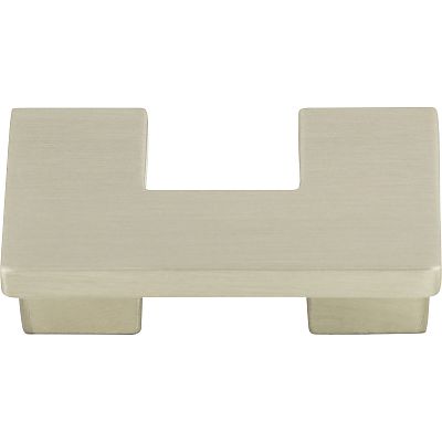 Atlas Homewares Successi 1-1/4" (32mm) Center-to-Center U-Turn Cabinet Knob (Brushed Nickel)
