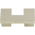 Atlas Homewares Successi 1-1/4" (32mm) Center-to-Center U-Turn Cabinet Knob (Brushed Nickel)