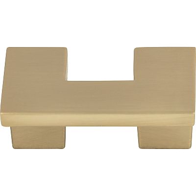 Atlas Homewares Successi 1-1/4" (32mm) Center-to-Center U-Turn Cabinet Knob (Champagne)