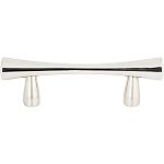 Atlas Homewares Polished Stainless Steel 2-1/2" (64mm) Center-to-Center Fluted Cabinet Pull