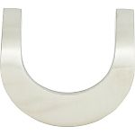 Atlas Homewares Stainless Steel 1-5/8" (41mm) Center-to-Center Loop Cabinet Pull