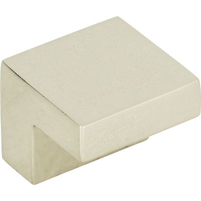 Atlas Homewares Successi 1" (25mm) Small Square Knob (Polished Nickel)