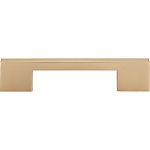 Atlas Homewares Successi 5" (128mm) Center-to-Center Thin Square Cabinet Pull (Champagne)