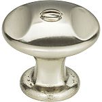 Atlas Homewares Ergo 1-3/8" (35mm) Round Cabinet Knob (Brushed Nickel)
