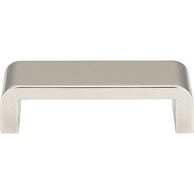 Atlas Homewares  3-3/4" (96mm) Center-to-Center Platform Cabinet Pull (Polished Nickel)