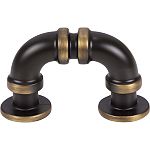 Atlas Homewares Steam Punk 1-5/16" (33mm) Center-to-Center Cabinet Pull (Cafe Bronze)