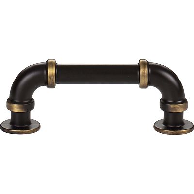 Atlas Homewares Steam Punk 3" (76mm) Center-to-Center Cabinet Pull (Cafe Bronze)