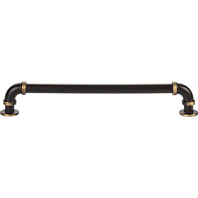 Atlas Homewares Steam Punk 7-9/16" (192mm) Center-to-Center Cabinet Pull (Cafe Bronze)
