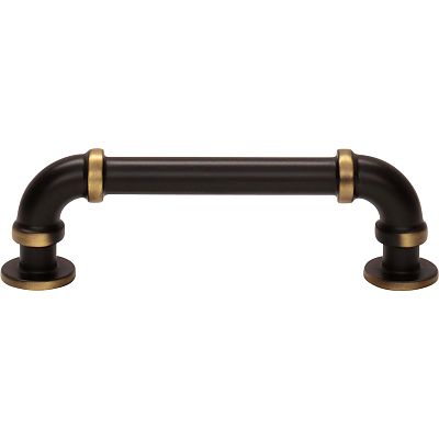 Atlas Homewares Steam Punk 3-3/4" (96mm) Center-to-Center Cabinet Pull (Cafe Bronze)
