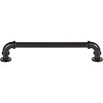 Atlas Homewares Steam Punk 6-5/16" (160mm) Center-to-Center Cabinet Pull (Matte Black)