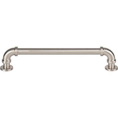 Atlas Homewares Steam Punk 6-5/16" (160mm) Center-to-Center Cabinet Pull (Brushed Nickel)
