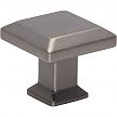 Atlas Homewares Sweetbriar Lane 1-1/4" (32mm) Square Knob (Slate)