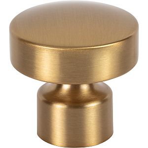 Atlas Homewares Lennox 1-1/4" (32mm) Knob (Warm Brass)