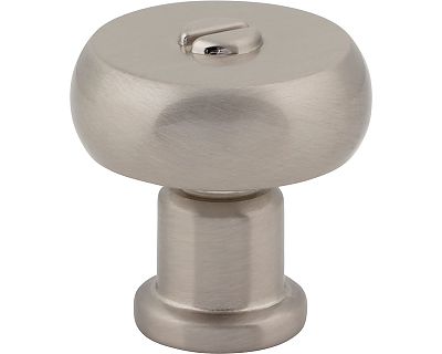 Atlas Homewares Everitt 1-3/16" (30mm) Round Cabinet Knob (Brushed Nickel)