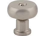 Atlas Homewares Everitt 1-3/16" (30mm) Round Cabinet Knob (Brushed Nickel)