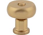 Atlas Homewares Everitt 1-3/16" (30mm) Round Cabinet Knob (Warm Brass)