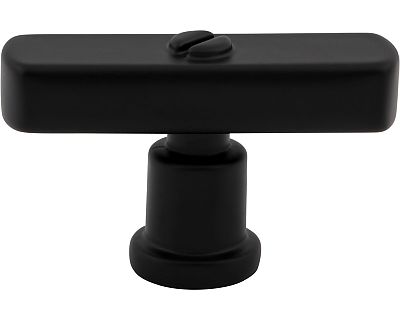 Atlas Homewares Everitt 2" (51mm) Cabinet T-Knob (Matte Black)