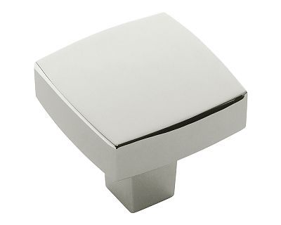 Belwith-Keeler Coventry 1-1/4" (32mm) Square Cabinet Knob (Polished Nickel)