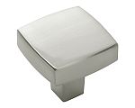 Belwith-Keeler Coventry 1-1/4" (32mm) Square Cabinet Knob (Satin Nickel)