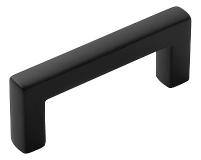Belwith-Keeler Coventry 3" (76mm) Center-to-Center Cabinet Pull (Matte Black)