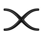 Belwith Keeler Bijou X 4-3/4" (121mm) Cabinet Knob (Matte Black)
