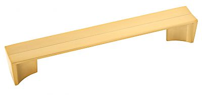 Belwith-Keeler Avenue 6-5/16" (160mm) Center-to-Center Cabinet Pull (Brushed Golden Brass)