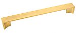 Belwith-Keeler Avenue 8-13/16" (224mm) Center-to-Center Cabinet Pull (Brushed Golden Brass)