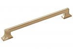 Belwith-Keeler Brownstone 8-13/16" (224mm) Center-to-Center Cabinet Pull (Champagne Bronze)