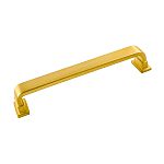 Belwith Keeler Brighton 6-5/16" (160mm) Center-to-Center Cabinet Pull (Brushed Golden Brass)