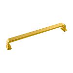 Belwith Keeler Brighton 8-13/16" (224mm) Center-to-Center Cabinet Pull (Brushed Golden Brass)
