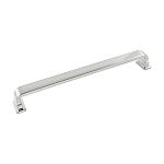 Belwith Keeler Brighton 8-13/16" (224mm) Center-to-Center Cabinet Pull (Satin Nickel)