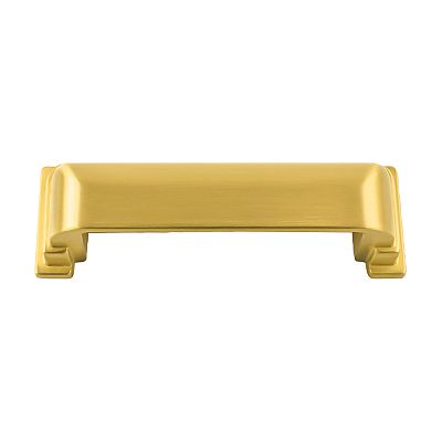 Belwith Keeler Brighton 3-3/4" (96mm) Center-to-Center Cabinet Cup Pull (Brushed Golden Brass)