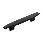 Belwith Keeler Pebble 3-3/4" (96mm) Center-to-Center or 5-1/16" (129mm) Center-to-Center Cabinet Pull (Matte Black)