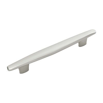 Belwith Keeler Pebble 6-5/16" (160mm) Center-to-Center or 7-9/16" (192mm) Center-to-Center Cabinet Pull (Satin Nickel)
