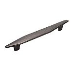 Belwith Keeler Pebble 12" (305mm) Center-to-Center Appliance Pull (Black Nickel Vibed)