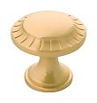 Belwith Keeler Vintage 1900 1-1/4" (32mm) Cabinet Knob (Satin Brass)