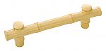 Belwith Keeler Junzi 3-3/4" (96mm) Center-to-Center Cabinet Pull (Satin Brass)
