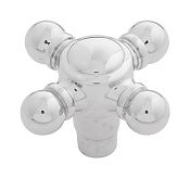 Belwith Keeler Fuller 1-11/16" (43mm) Cabinet Knob (Polished Chrome)