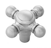 Belwith Keeler Fuller 1-11/16" (43mm) Cabinet Knob (Stainless Steel Look)