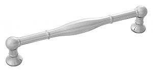 Belwith Keeler Fuller 6-5/16" (160mm) Center-to-Center Cabinet Pull (Stainless Steel Look)