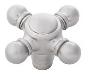 Belwith Keeler Fuller 2-1/8" (54mm) Cabinet Knob (Stainless Steel Look)