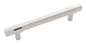 Belwith Keeler Monroe 5" (128mm) Center-to-Center Cabinet Pull (Polished Nickel)