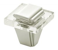Belwith Keeler Belleclaire 1-1/4" (32mm) Square Cabinet Knob (Polished Nickel)