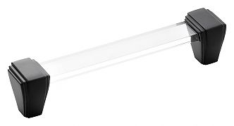 Belwith Keeler Belleclaire 5" (128mm) Center-to-Center Square Cabinet Pull (Matte Black)