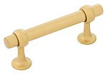 Belwith Keeler Ostia 3" (76mm) Center-to-Center Cabinet Pull (Brushed Golden Brass)