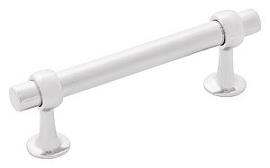 Belwith Keeler Ostia 3-3/4" (96mm) Center-to-Center Cabinet Pull (Polished Chrome)