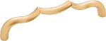 Belwith-Keeler Trellis 5-1/16" (129mm) Center-to-Center Cabinet Pull (Brushed Golden Brass)