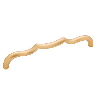 Belwith-Keeler Trellis 6-5/16" (160mm) Center-to-Center Cabinet Pull (Brushed Golden Brass)